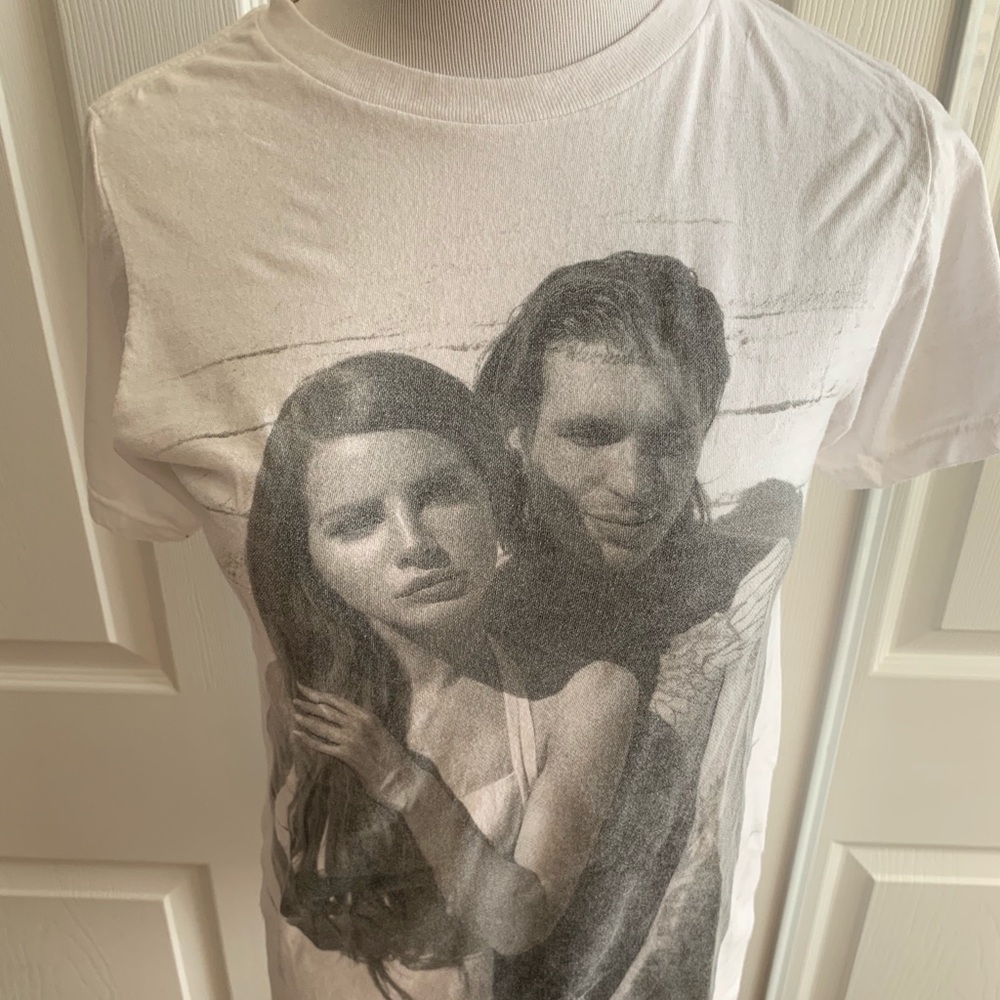 White Lana Del Rey Born to Die t-Shirt S/M